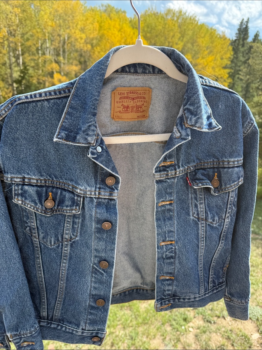 Levi's Vintage Blue Denim Trucker Jacket